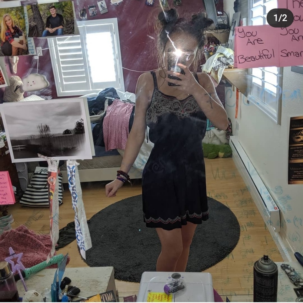 Thrifted dress.